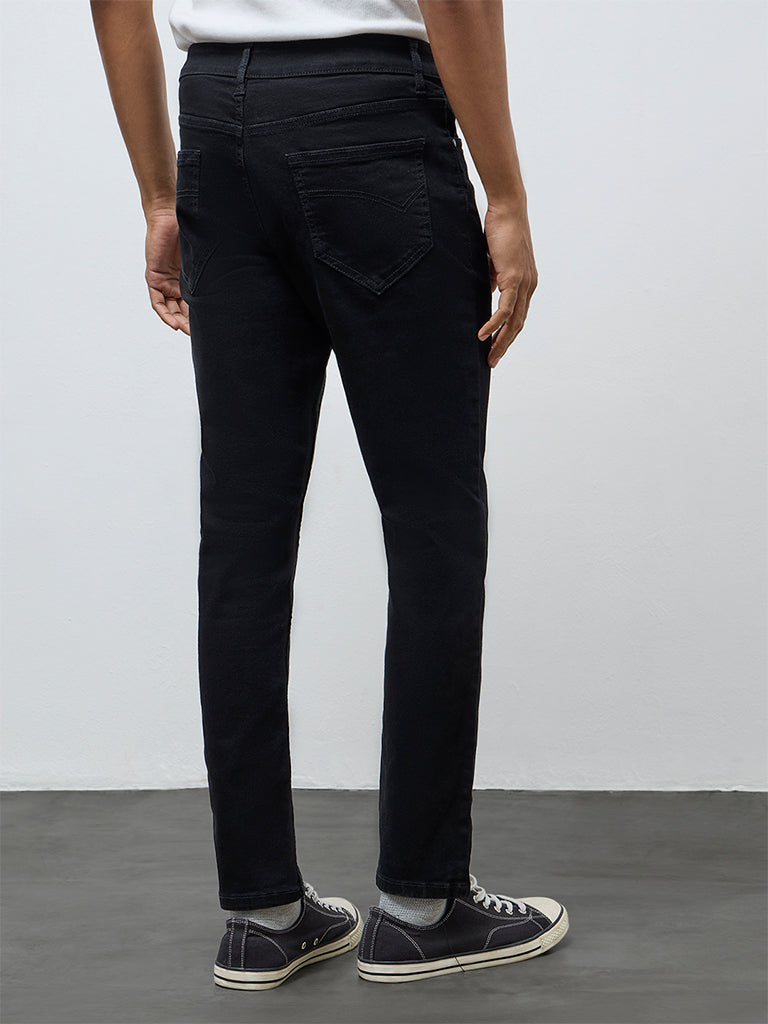 Nuon Black Rodeo Slim-Fit Mid-Rise Jeans