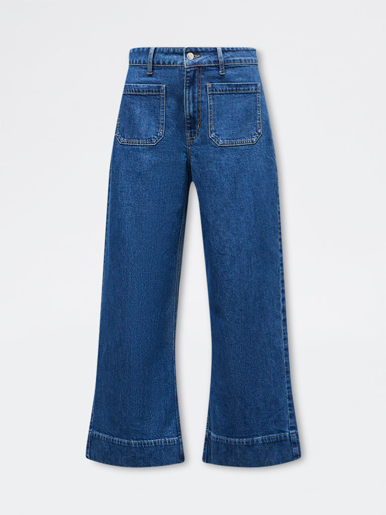 LOV Dark Blue High-Rise Jeans