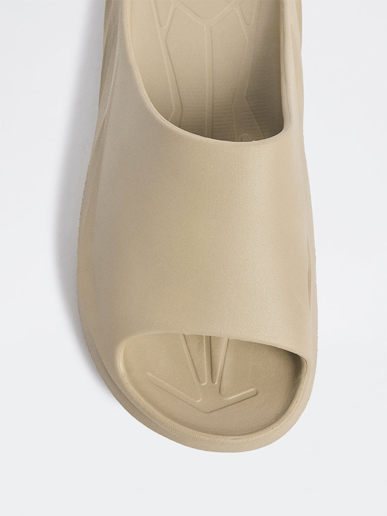 SOLEPLAY Taupe Sports Slides