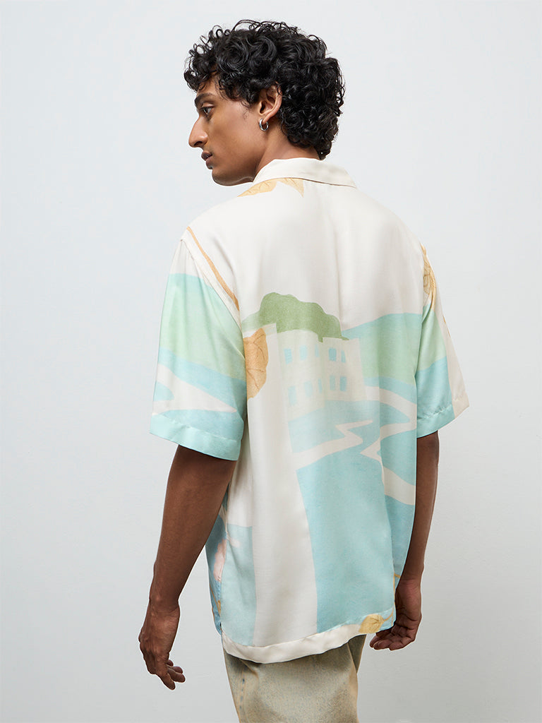 Nuon Multicolor Printed Relaxed-Fit Shirt