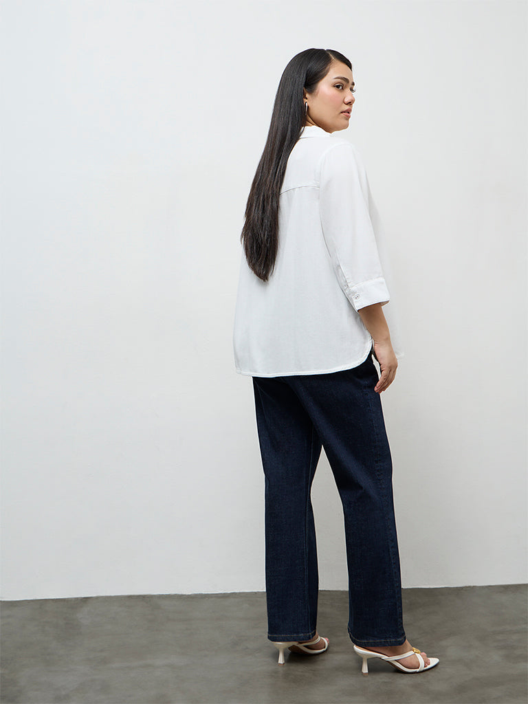 Gia Dark Blue High Rise Jeans
