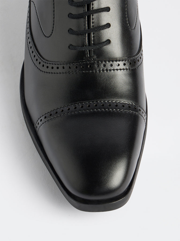 SOLEPLAY Black Oxford Shoes