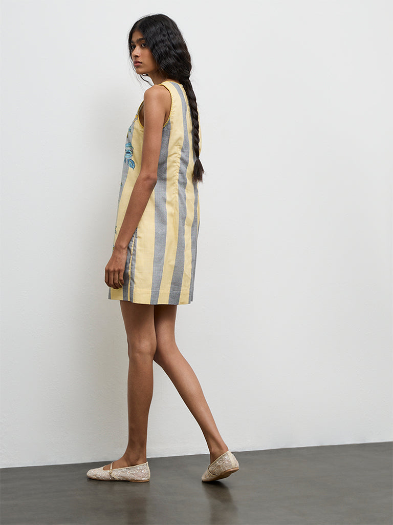 Bombay Paisley Multicolor Printed Cotton Shift Dress