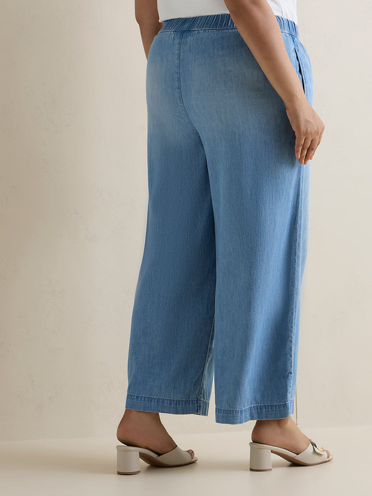 Gia Blue Light Wash Denim Pants