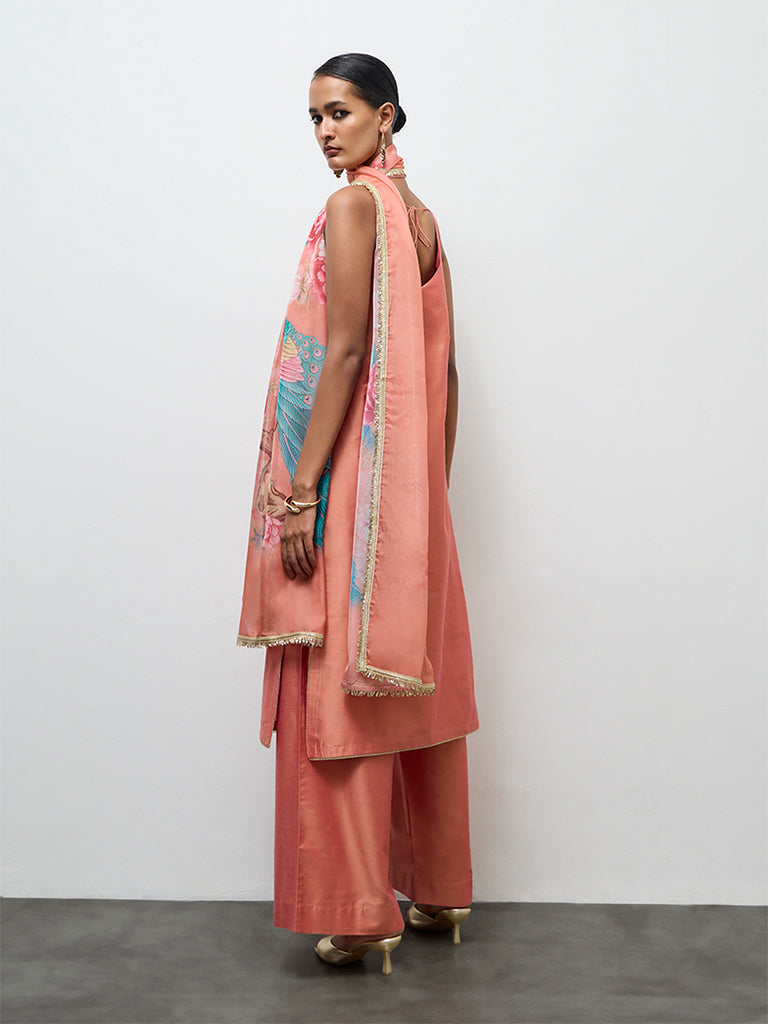 Vark Dusty Orange A-Line Ethnic Set