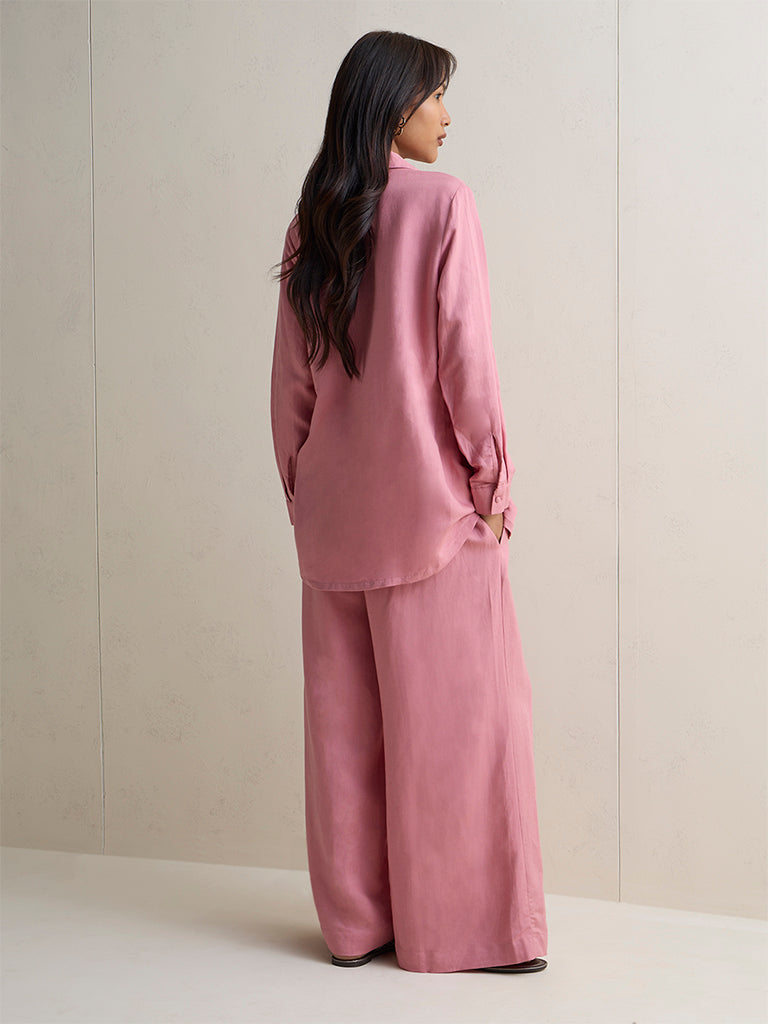 Zuba Pink Embroidered Tunic