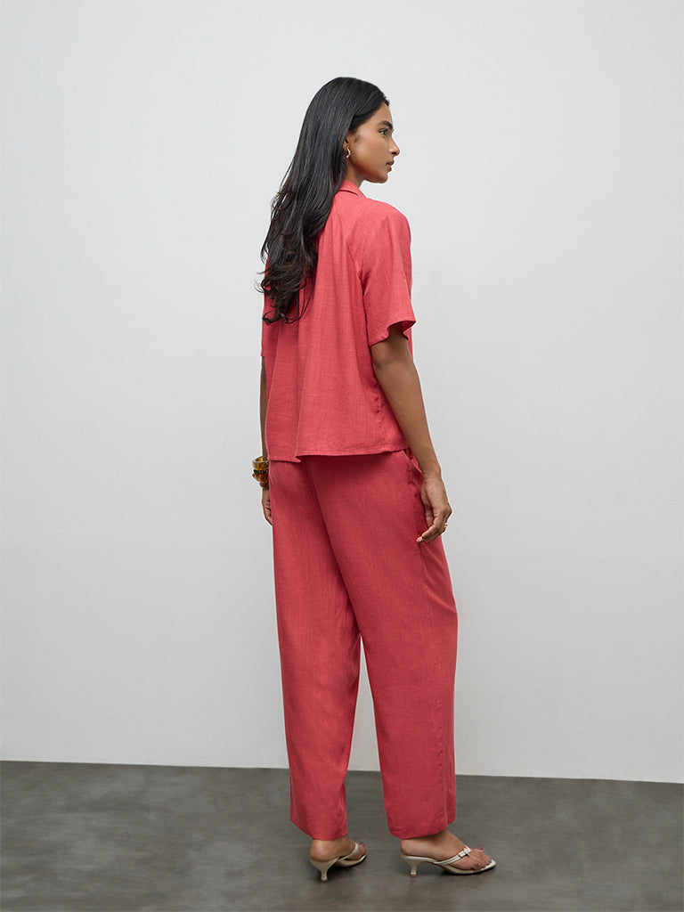 LOV Coral High-Rise Pants