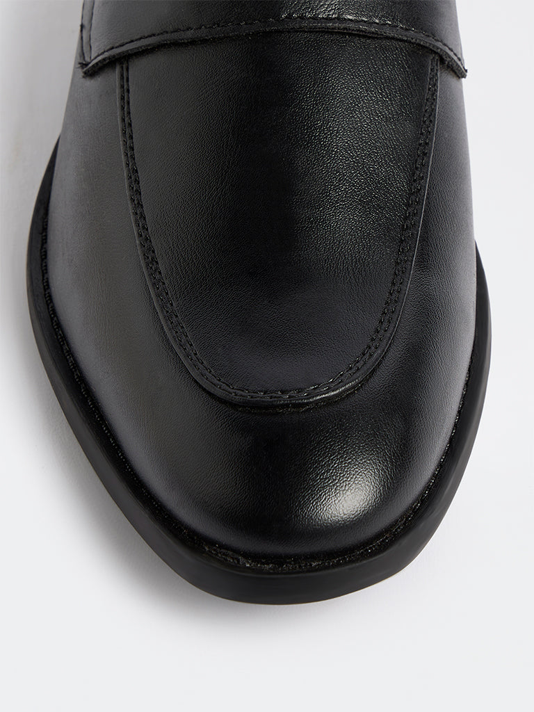 SOLEPLAY Black Penny Loafers