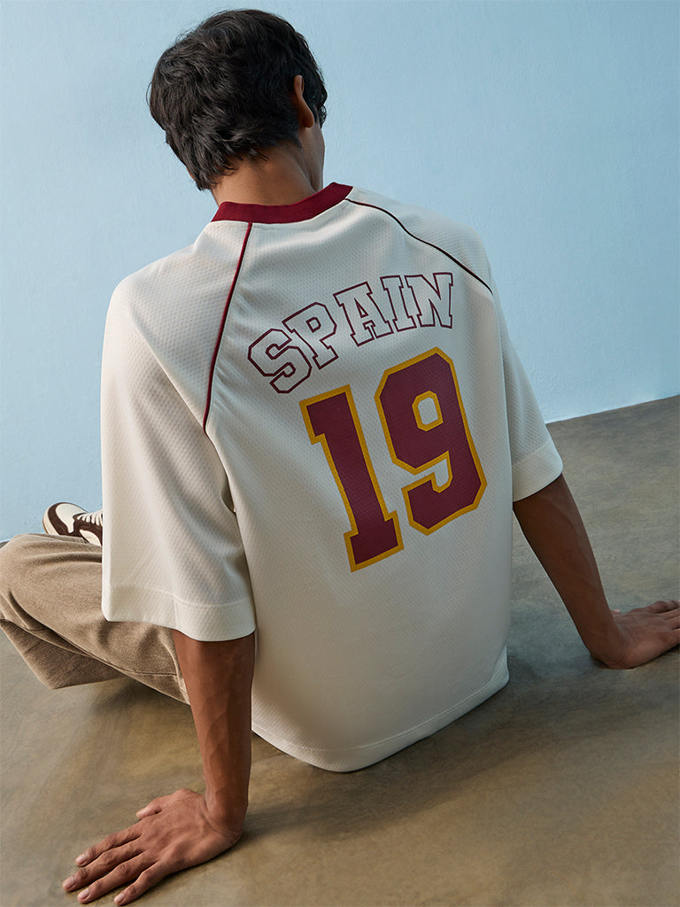 Nuon Off-White Spain Football T-Shirt
