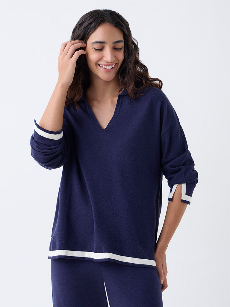 Wunderlove Navy Top