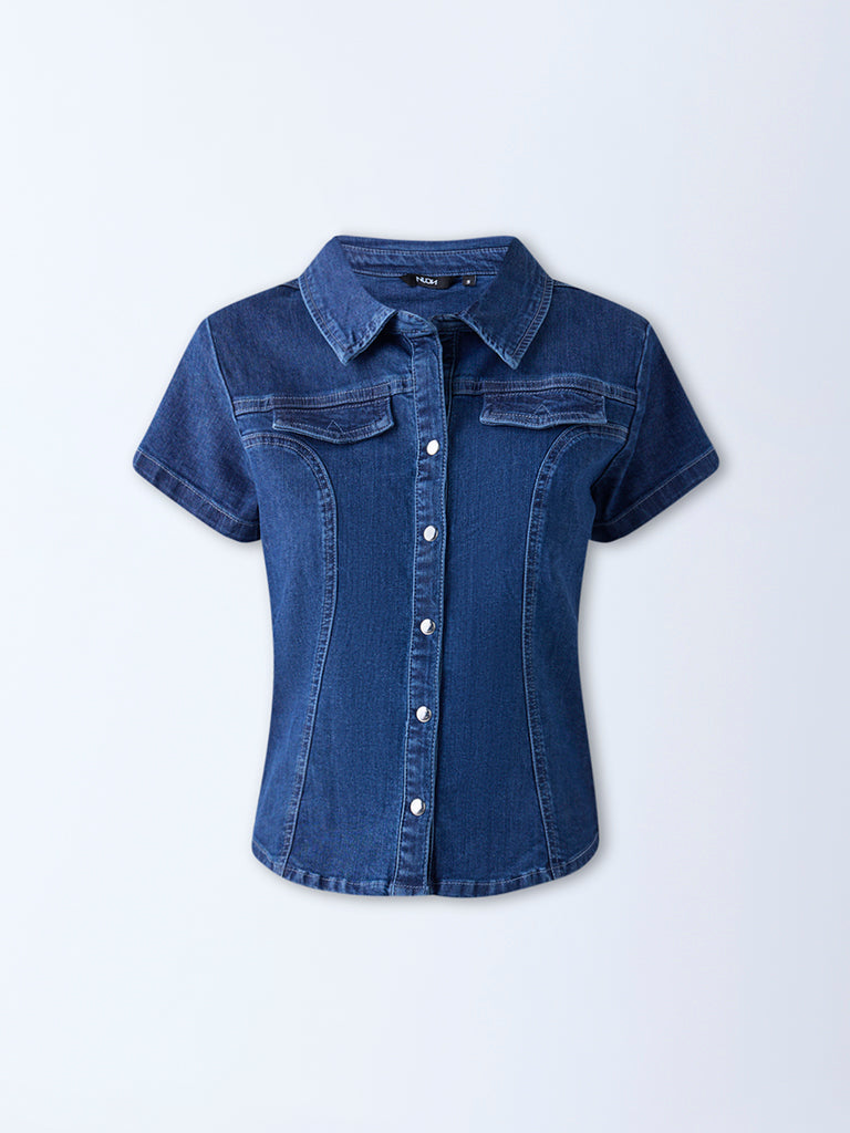 Nuon Blue Denim Shirt