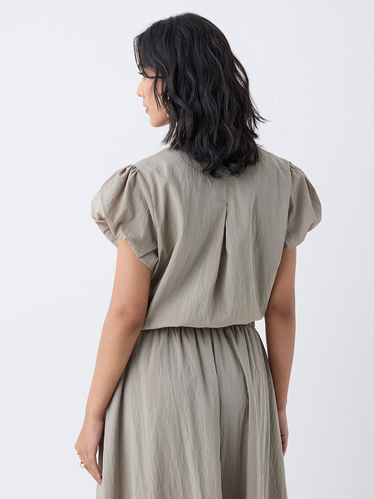 LOV Sage Solid Jacket-Online Exclusive