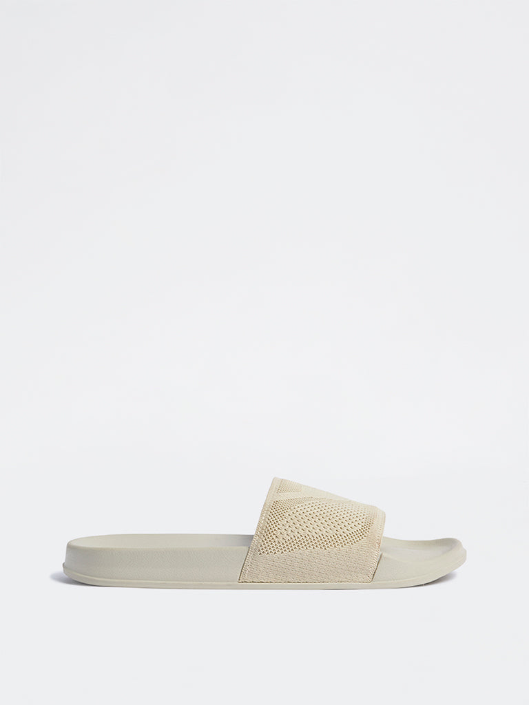SOLEPLAY Light Taupe Textured Pool Slides