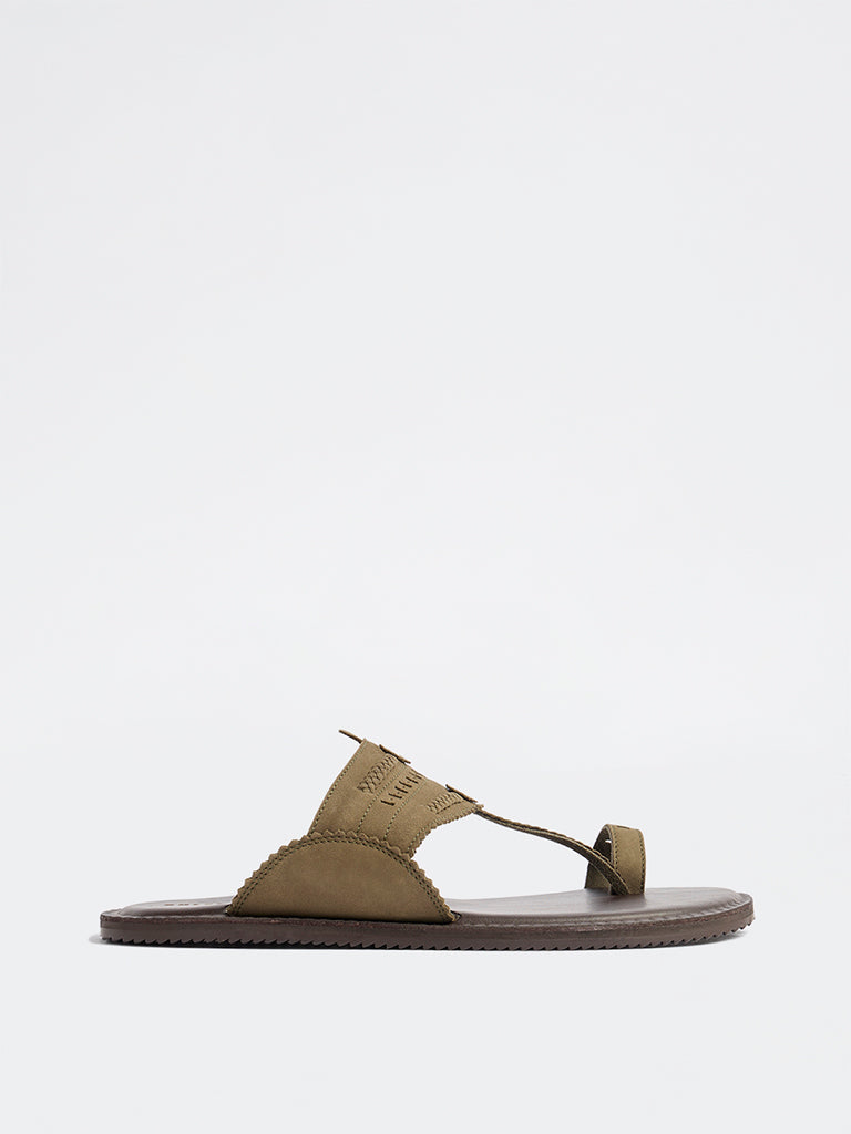 SOLEPLAY Olive Kolhapuri Sandals