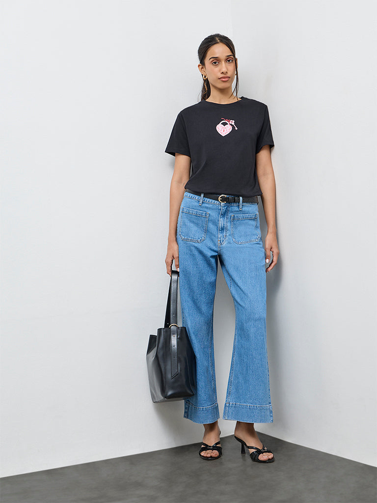 LOV Blue High-Rise Jeans