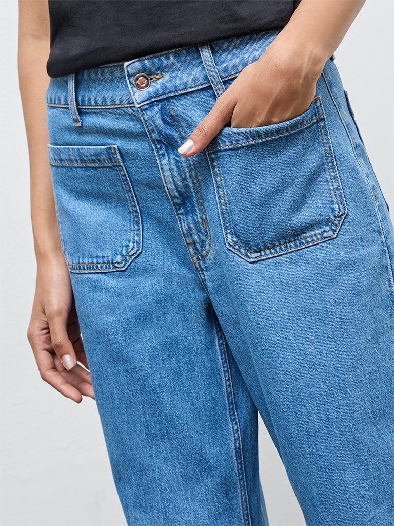 LOV Blue High-Rise Jeans