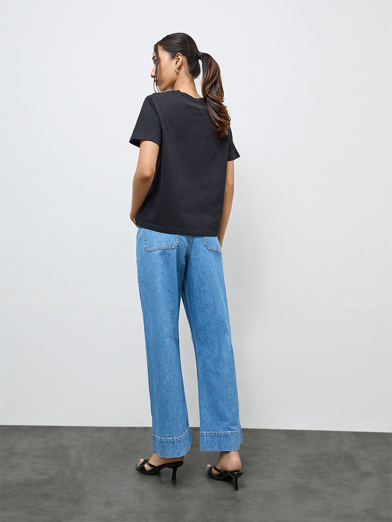 LOV Blue High-Rise Jeans