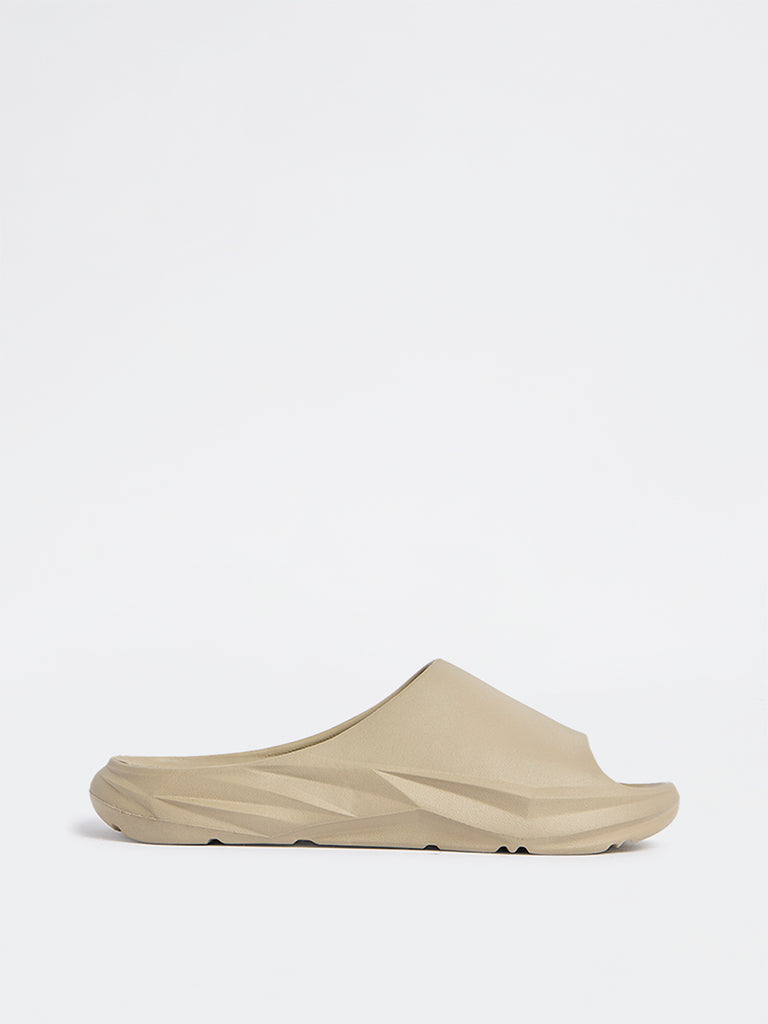 SOLEPLAY Taupe Sports Slides