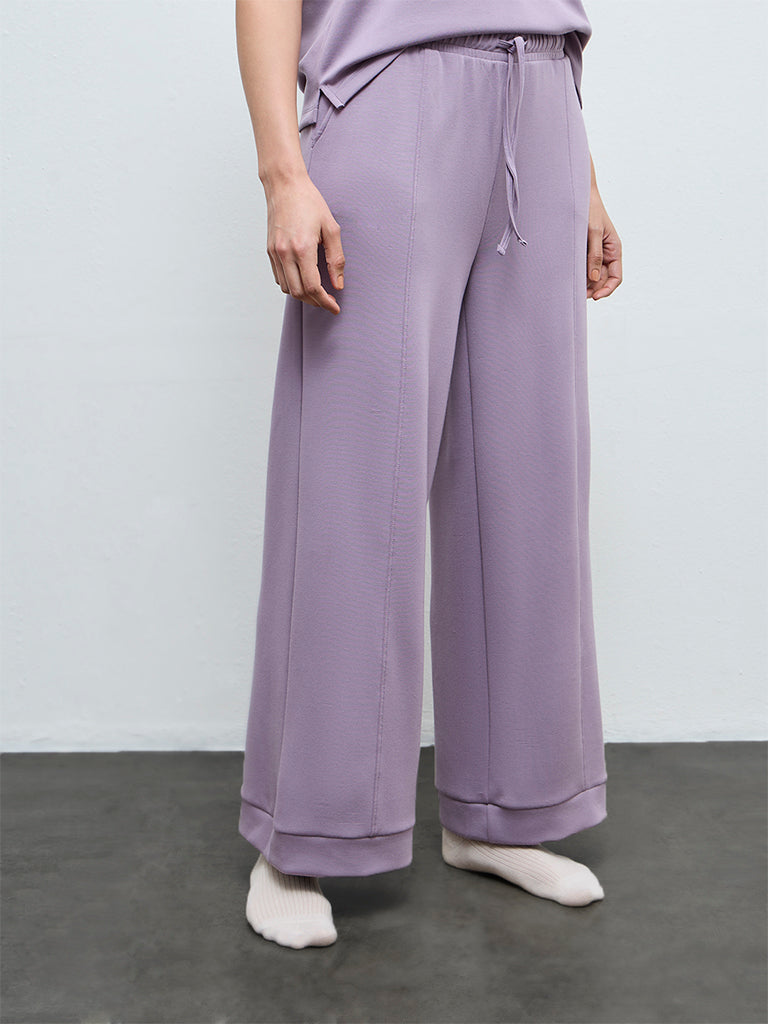 Wunderlove Lavender High-Rise Pants