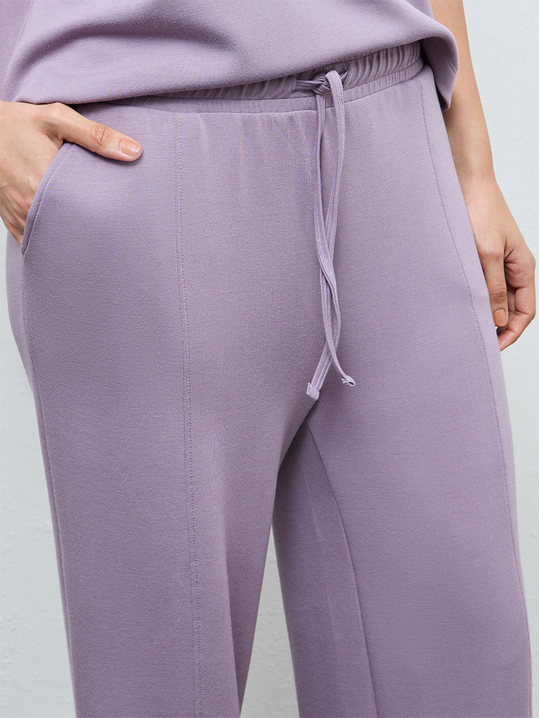 Wunderlove Lavender High-Rise Pants