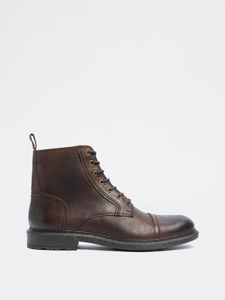 SOLEPLAY Dark Brown Leather Maverick Boots