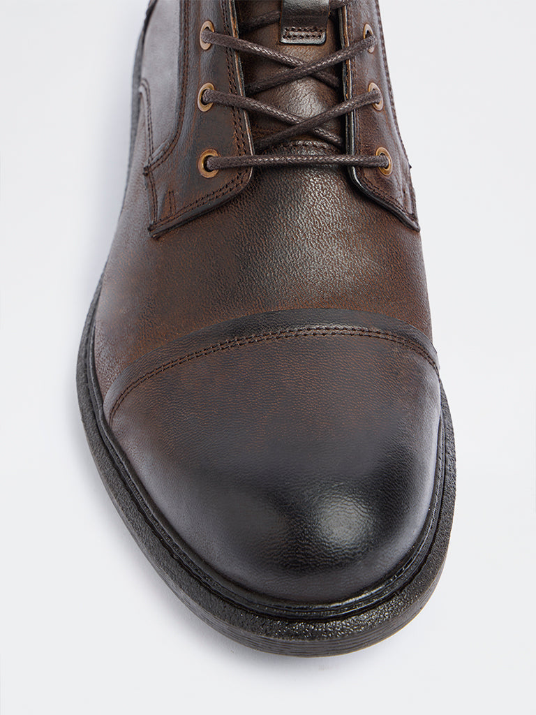SOLEPLAY Dark Brown Leather Maverick Boots