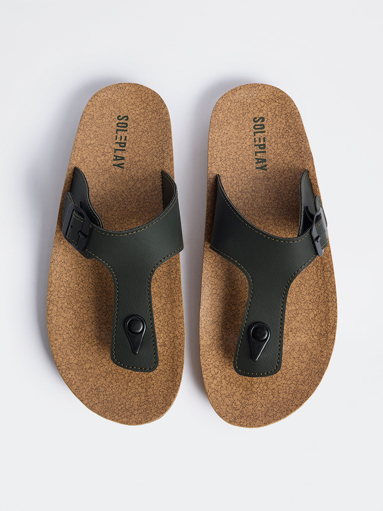 SOLEPLAY Olive Thong-Strap Sandals