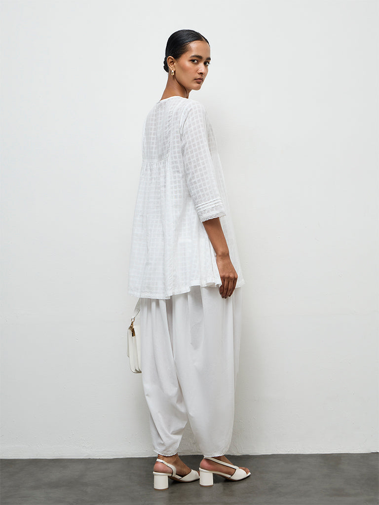 Zuba Ivory Embroidered Tunic