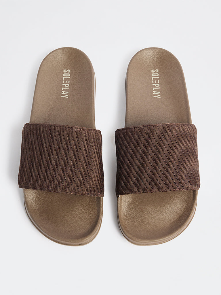 SOLEPLAY Brown Textured Pool Slides
