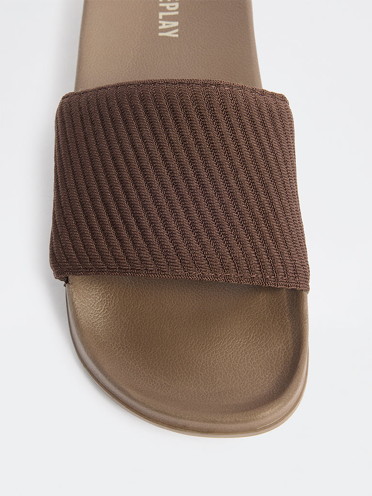 SOLEPLAY Brown Textured Pool Slides
