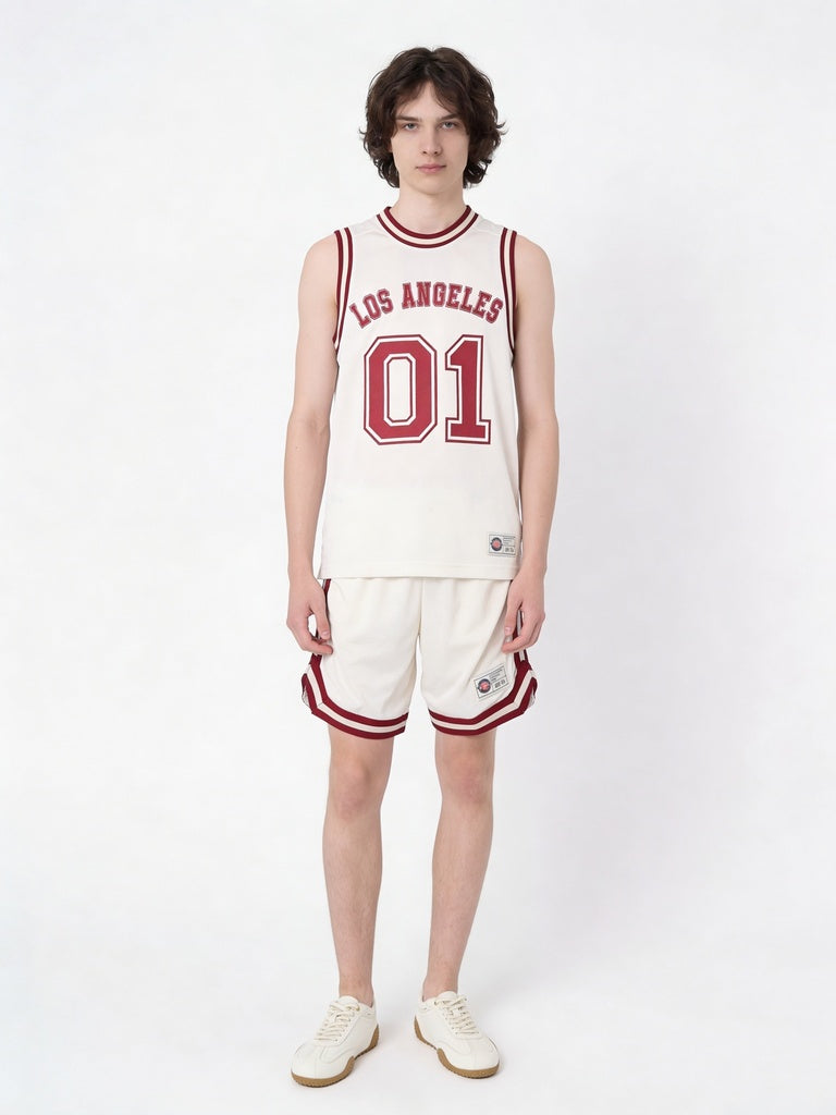 Boys Off-White Printed Sleeveless T-Shirt
