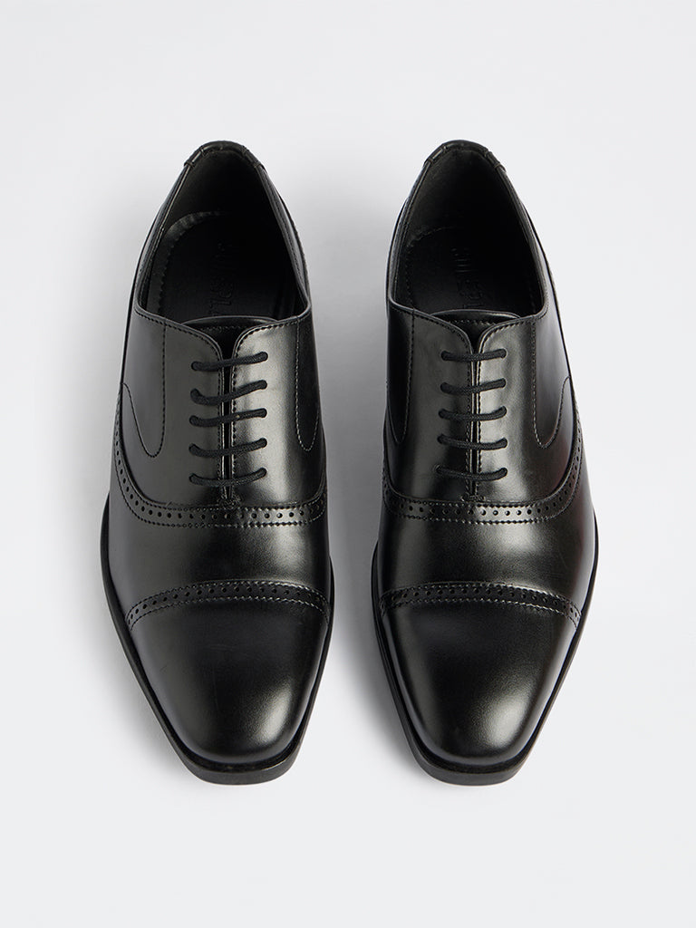 SOLEPLAY Black Oxford Shoes