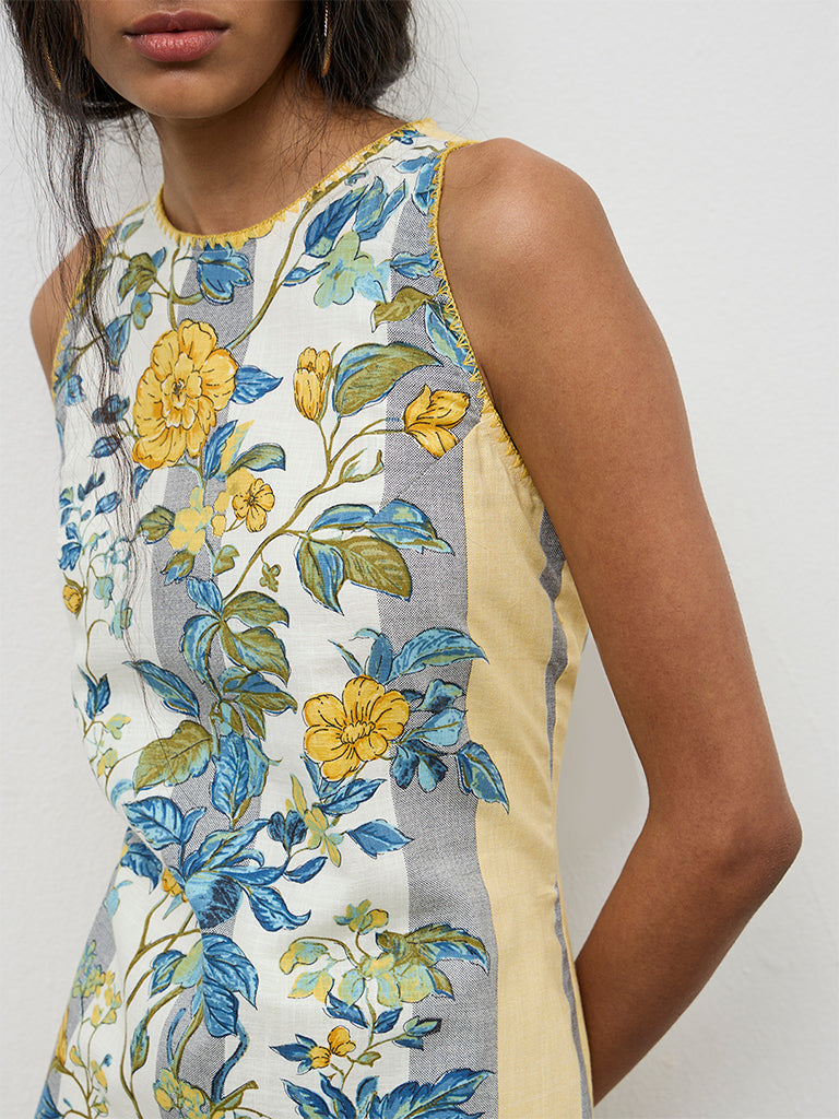 Bombay Paisley Multicolor Printed Cotton Shift Dress