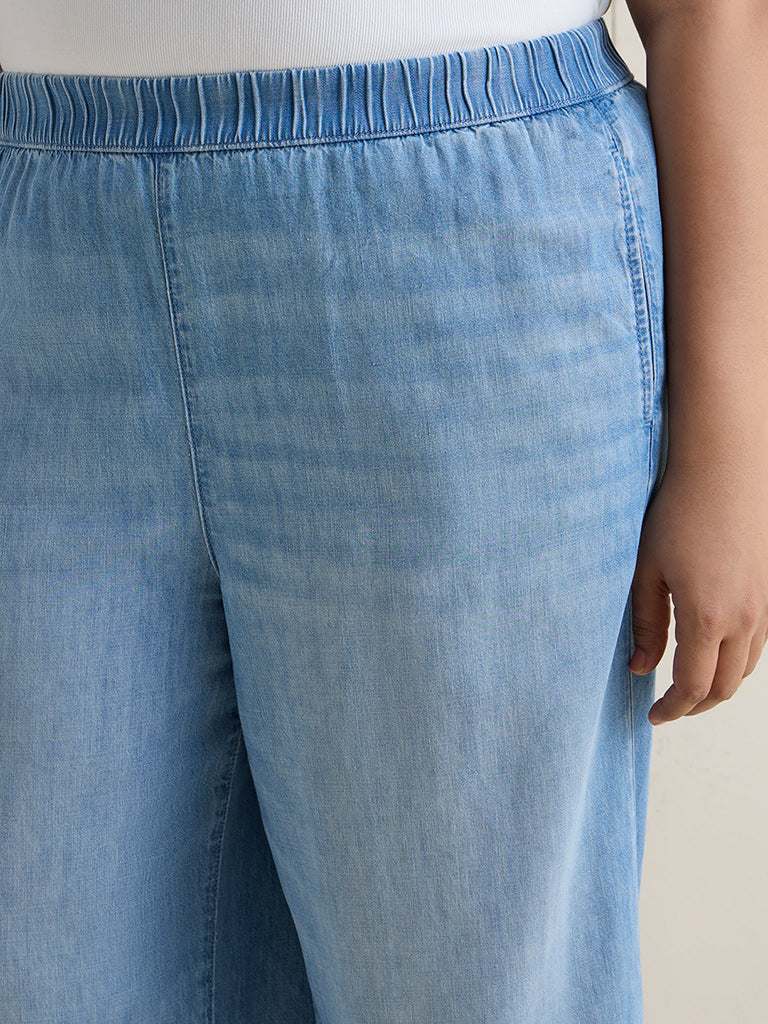 Gia Blue Light Wash Denim Pants