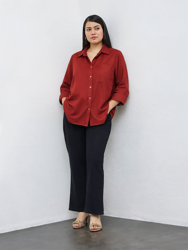 Gia Rust Solid Shirt
