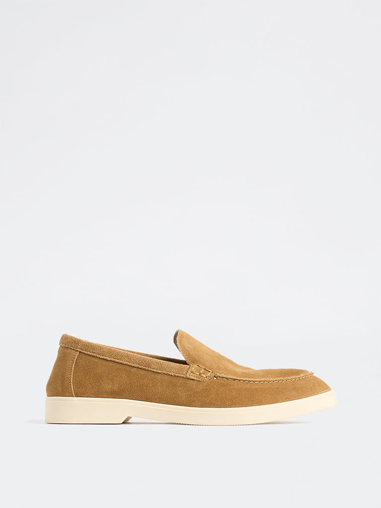 SOLEPLAY Brown Suede Loafers