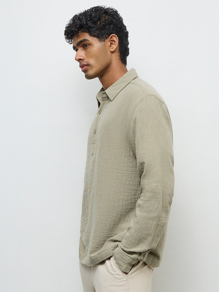 ETA Sage Relaxed-Fit Cotton Shirt