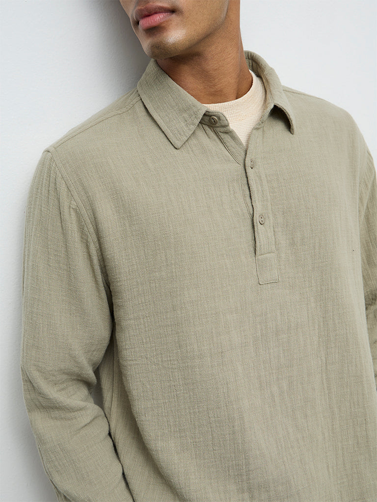 ETA Sage Relaxed-Fit Cotton Shirt