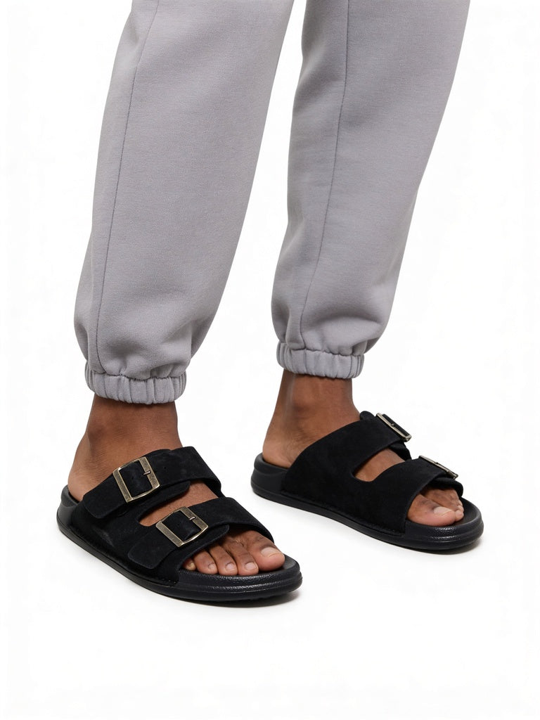SOLEPLAY Black Casual Sandals