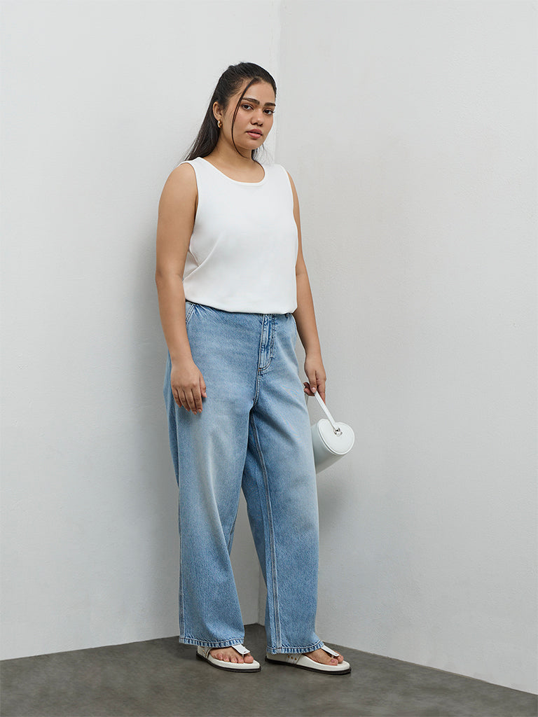 Gia Light Blue High-Rise Jeans