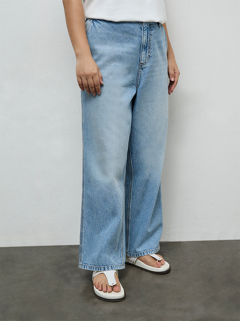 Gia Light Blue High-Rise Jeans
