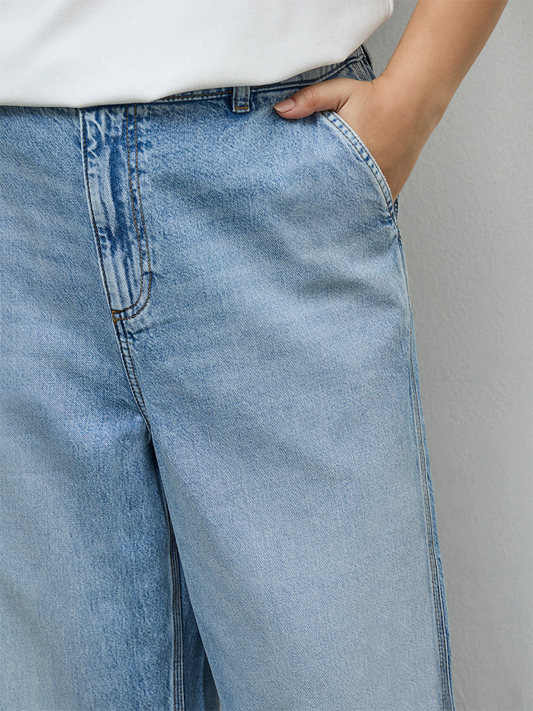 Gia Light Blue High-Rise Jeans