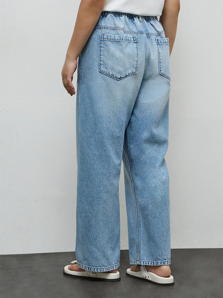 Gia Light Blue High-Rise Jeans