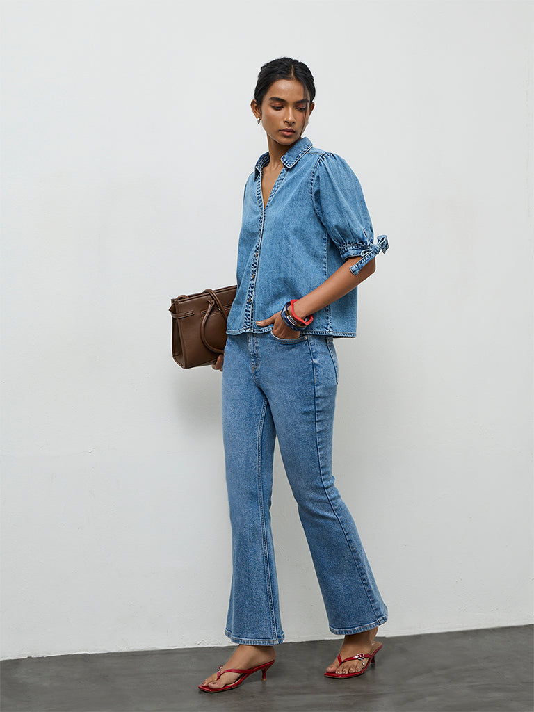 LOV Blue Denim Shirt