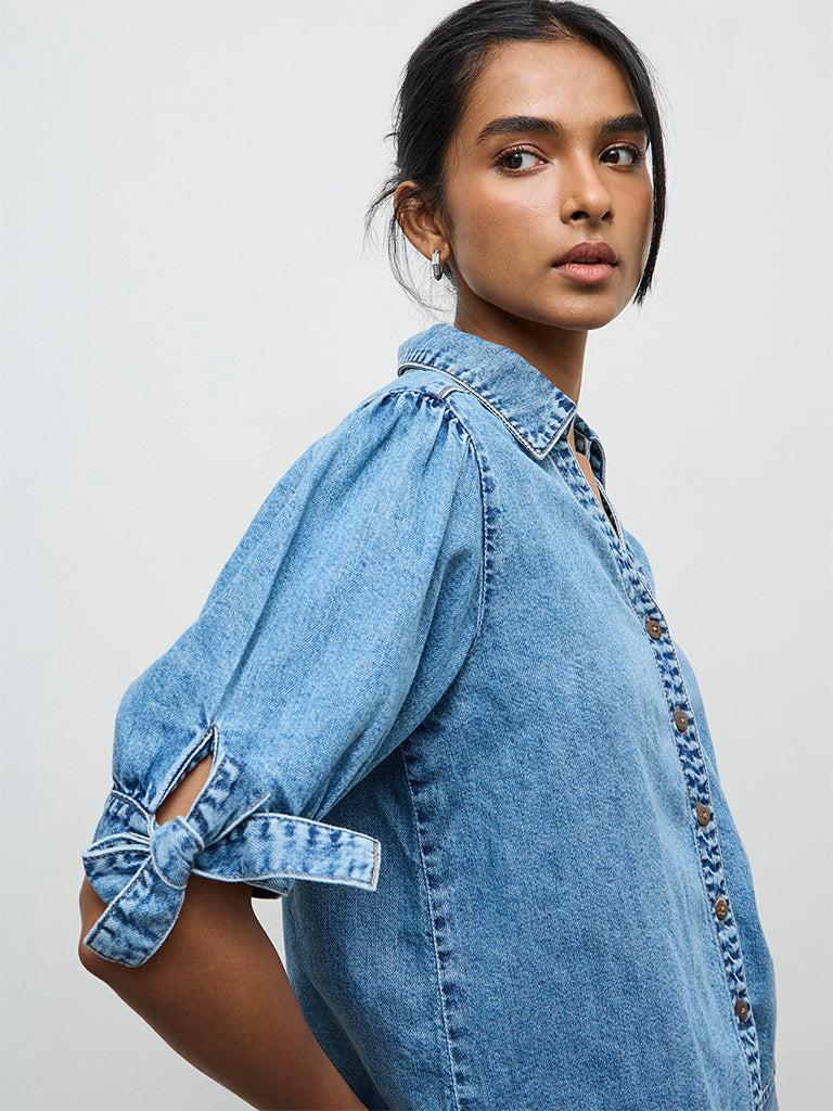 LOV Blue Denim Shirt