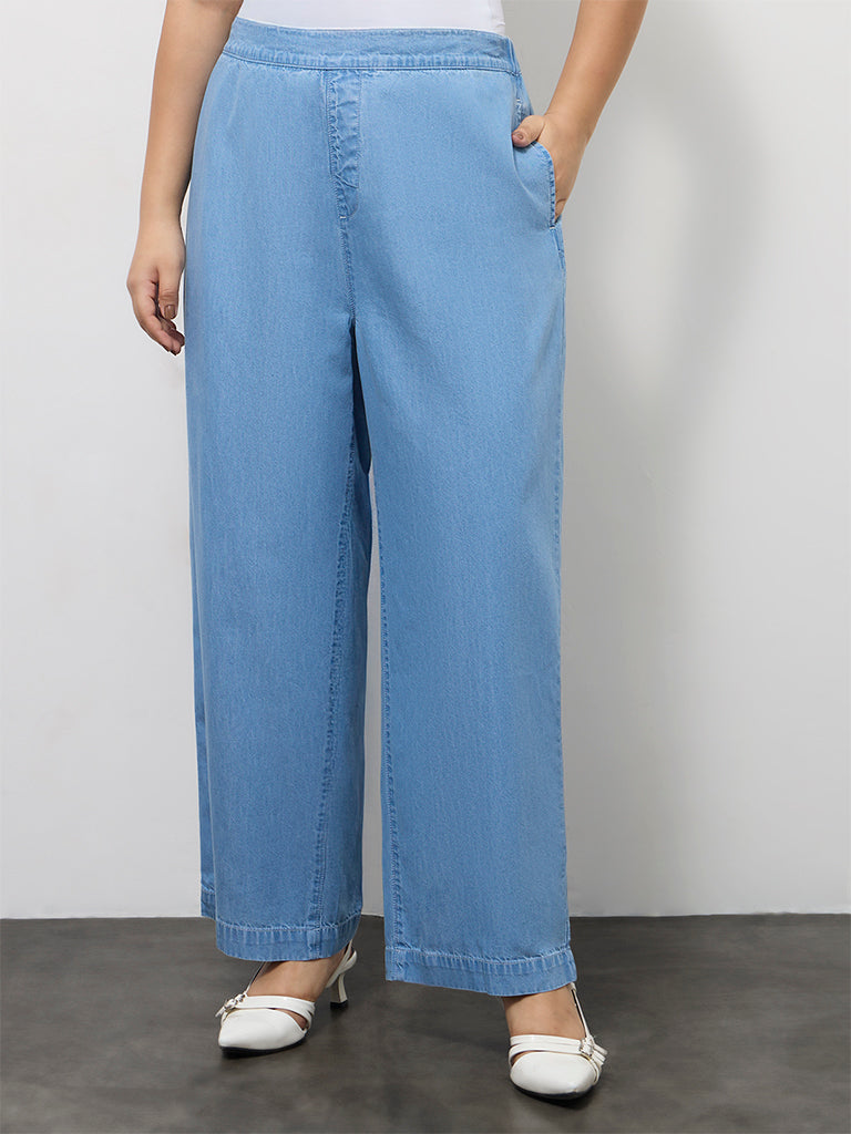 Gia Blue High-Rise Denim Jeggings