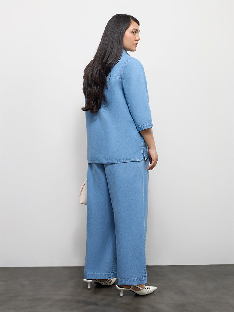 Gia Blue High-Rise Denim Jeggings