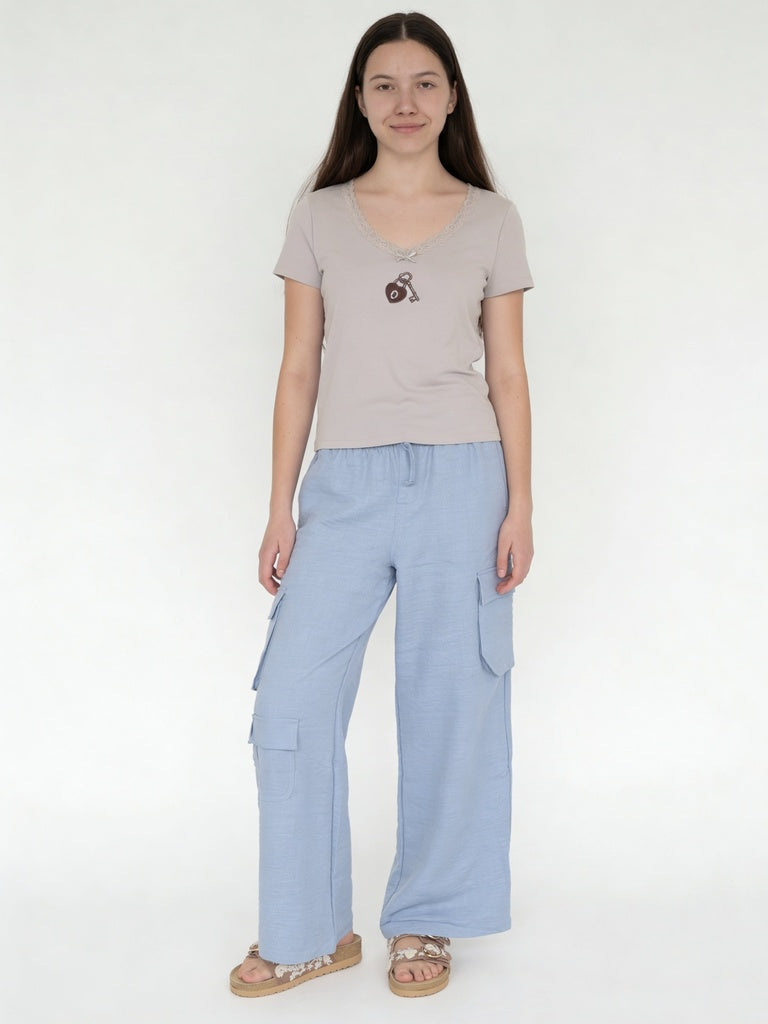 Girls Stone Solid Jersey T-Shirt
