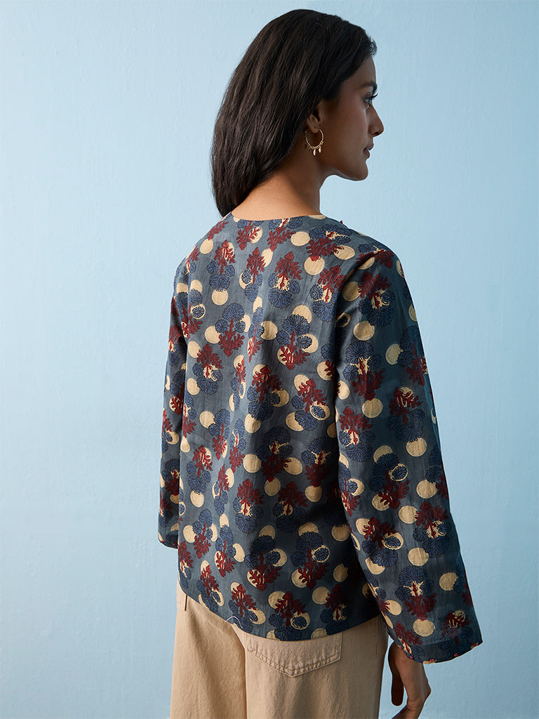 Utsa Indigo Nature-Inspired Cotton Tunic