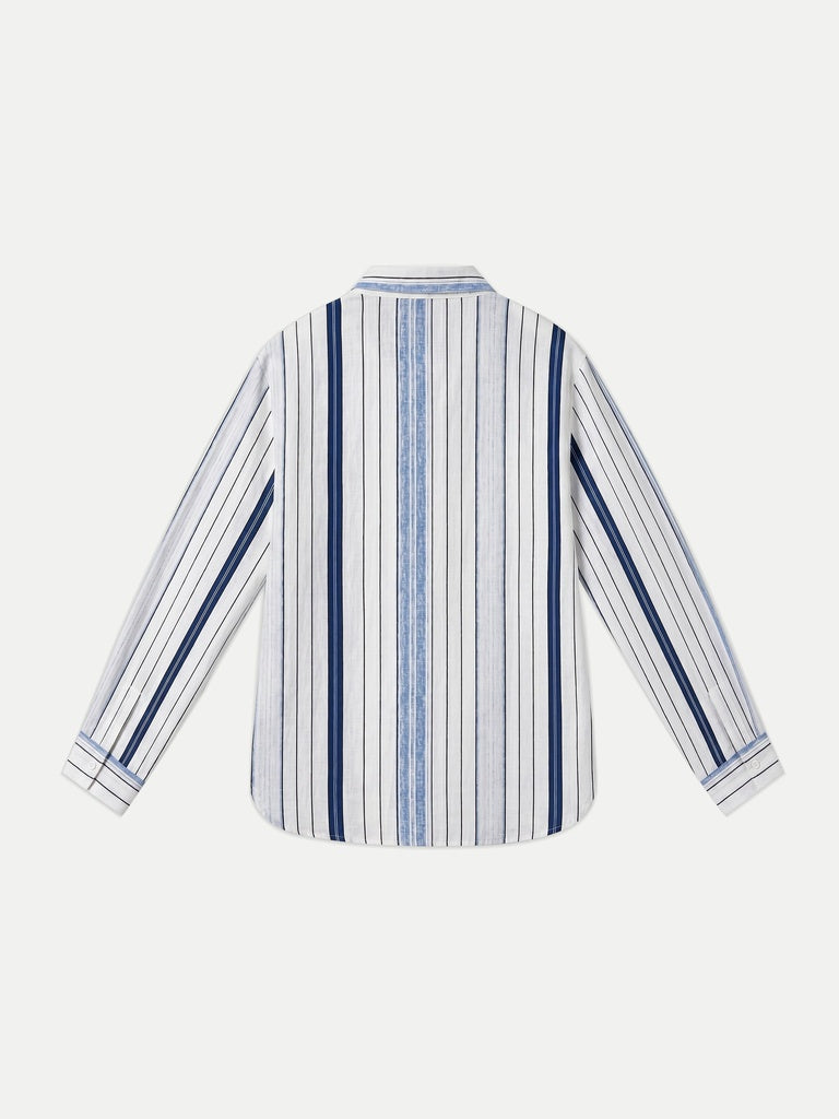LOV Off-White Striped Shirt